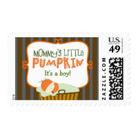 Mommy's Little Pumpkin, It's a boy! Postage