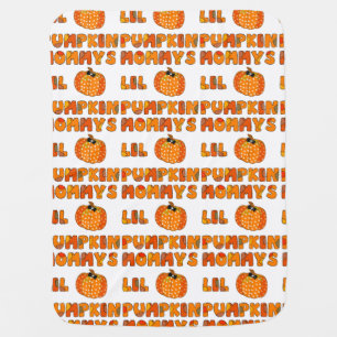 Mommys Little Pumpkin Stroller Blanket