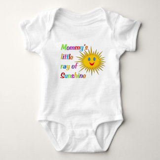"Mommy's little ray of sunshine" baby bodysuit