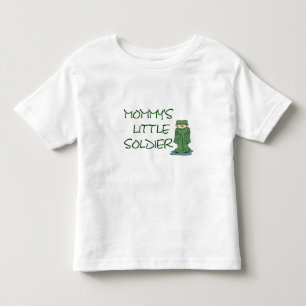 Mommys little soldier toddler t-shirt