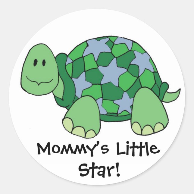 Mommy's Little Star! Classic Round Sticker (Front)
