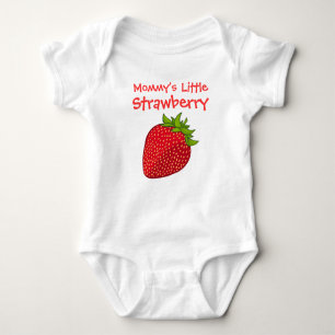 Mommy's Little Strawberry Baby Bodysuit