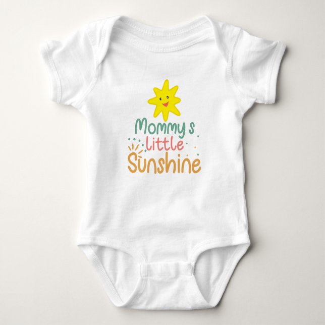 Mommys Little Sunshine Baby Bodysuit (Front)