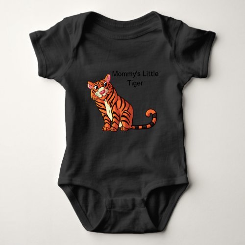 Mommys Little Tiger Baby Bodysuit
