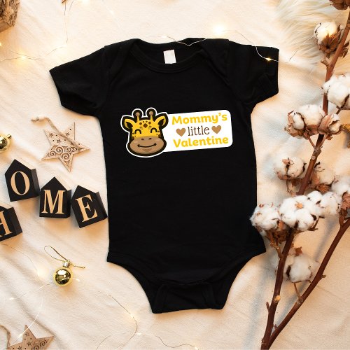 Mommys Little Valentine Anti_Valentine with Cute  Baby Bodysuit