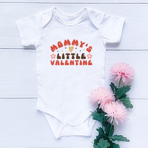 Mommys Little Valentine Baby Bodysuit