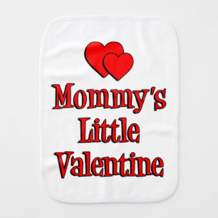 Mommy's Little Valentine Burp Cloth