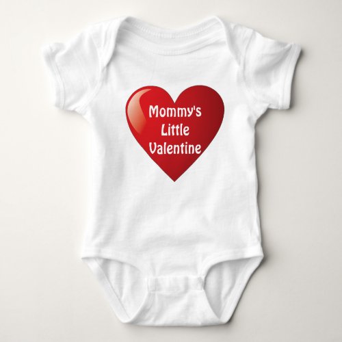 Mommys Little Valentine Diaper Shirt