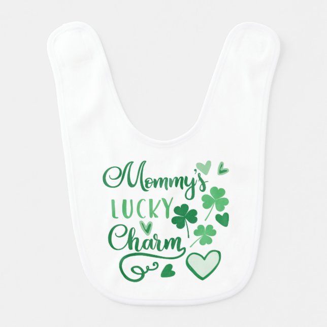 Mommys Lucky Charm Bib (Front)