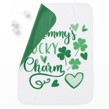 Mommys Lucky Charm Swaddle Blanket
