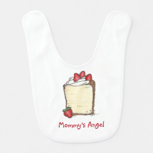 Mommy's Mom's Little Angel Food Cake Slice Foodie Bib