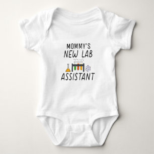 Mommy's New Lab Assistant   Doctor Mom Baby Bodysuit