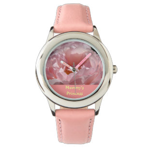 Mommy's Princess gifts Pink Rose Flower Watches