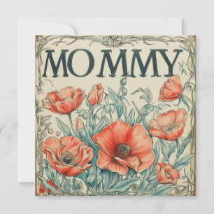 Mommy's Radiance: Cherished Moments Holiday Card