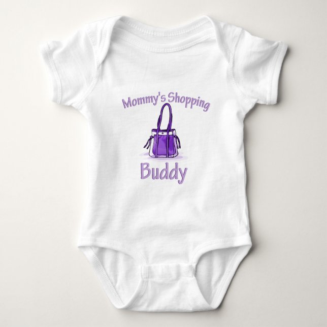 Mommy's Shopping Buddy Baby Bodysuit (Front)