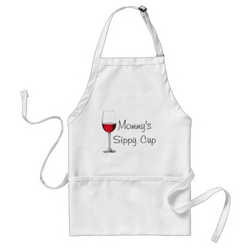 Mommys Sippy Cup Apron