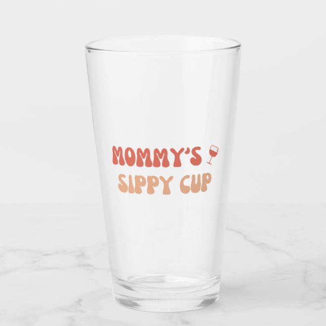 Mommy's Sippy Cup - Funny Wine Labels for New Moms (Front)