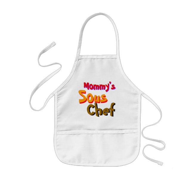 Mommy's Sous Chef Kids' Apron (Front)