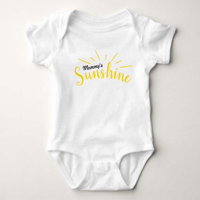 Mommy's sunshine baby bodysuit (Front)