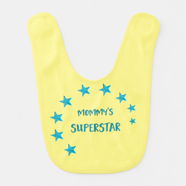 Mommy's Superstar Bib (Front)
