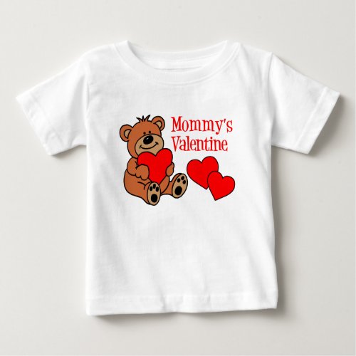 Mommys Valentine Baby T_Shirt