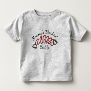 Mommy's Workout Buddy Exercise Resistance Band Toddler T-shirt