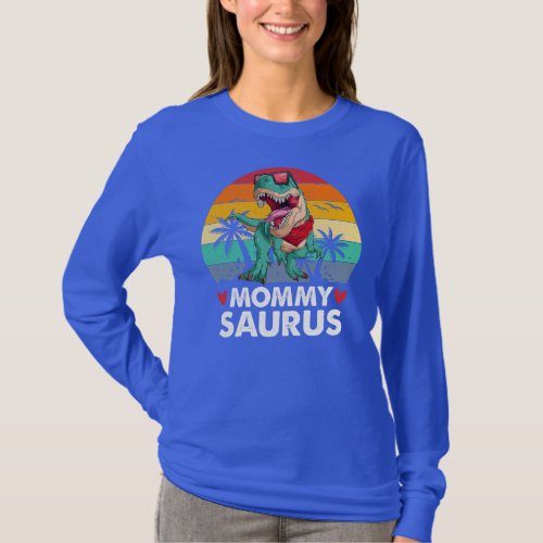 Mommysaurus Funny T Rex Dinosaur Mom saurus T_Shirt