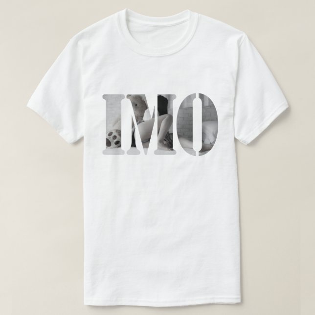 Momo and Imo in IMO T-Shirt (Design Front)