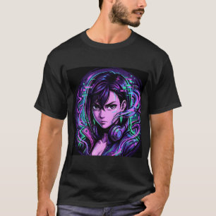 Momo Ayase Dandadan Pink Hair Occult Fighter T-Shirt