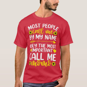 Momo Grandma Sunflower , Funny Mothers Day T-Shirt