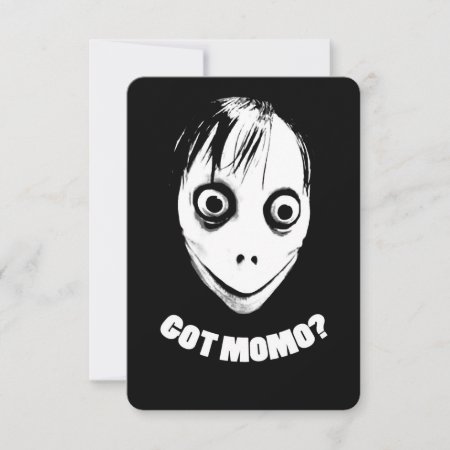Momo Greeting Card