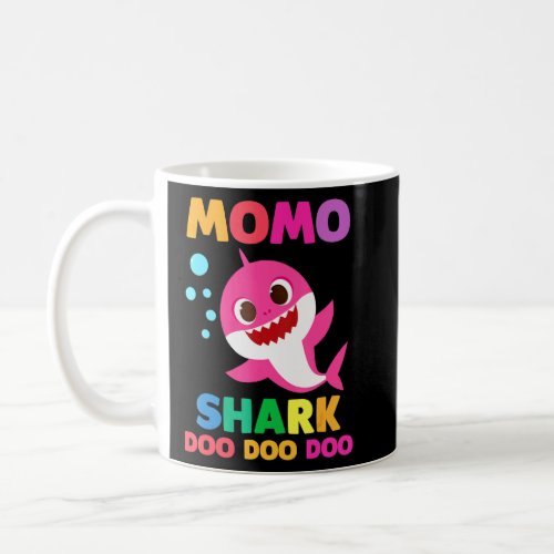 Momo Shark  Cute Baby Shark Family Matching  Coffee Mug