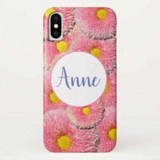 Momogram Blossoms  personalized  iPhone Case