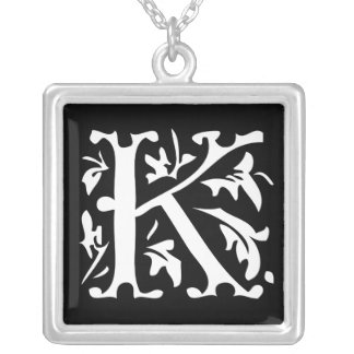 Momogram Silver Necklace