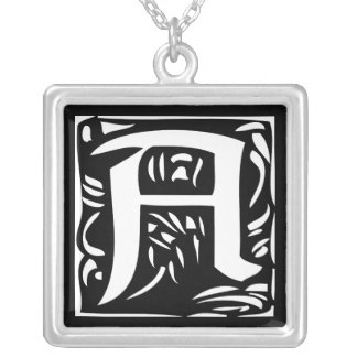 Momogram Silver Necklace