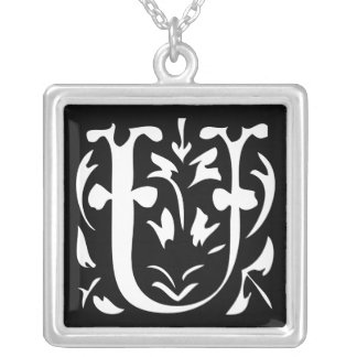 Momogram Silver Necklace