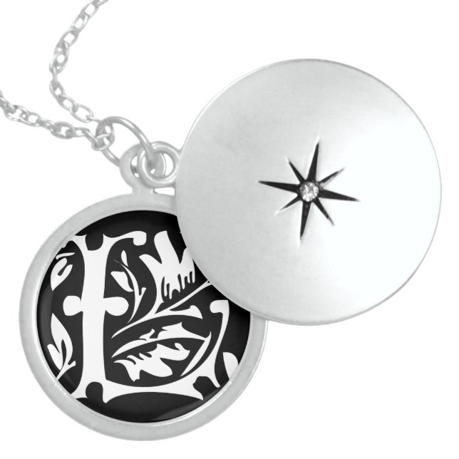 Momogram Silver Necklace (Front)