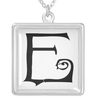 Momogram Silver Necklace