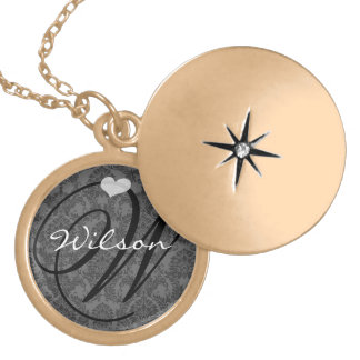 Momogram Silver Necklace