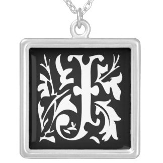 Momogram Silver Necklace