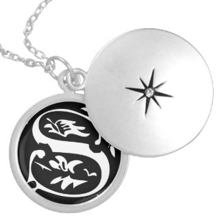 Momogram Silver Necklace