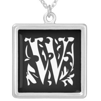 Momogram Silver Necklace