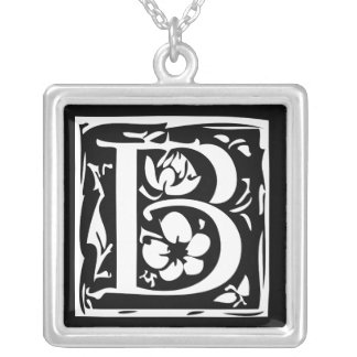 Momogram Silver Necklace
