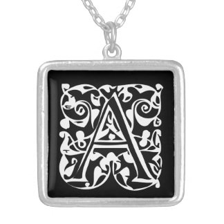 Momogram Silver Necklace