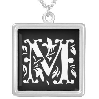 Momogram Silver Necklace