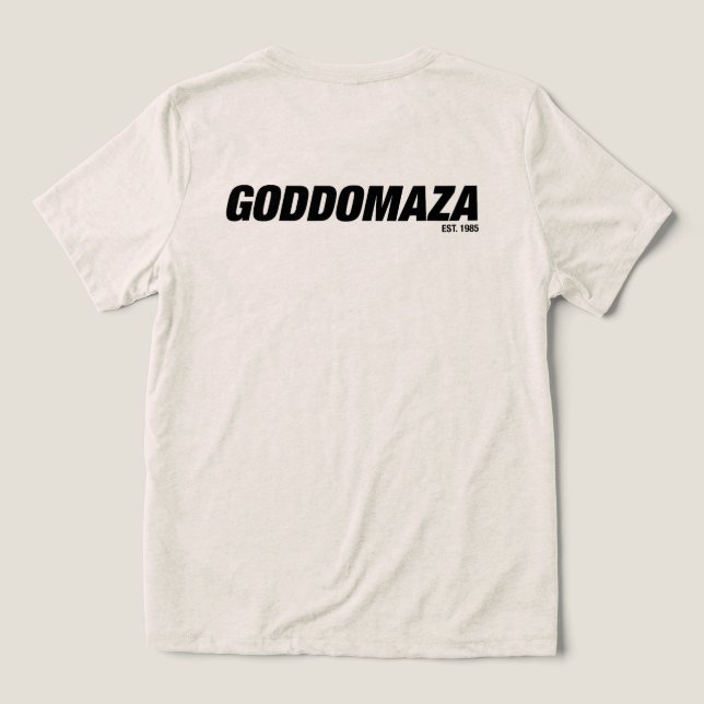 MOMOKO HEAD BW SKETCH Tri-Blend SHIRT (Design Back)