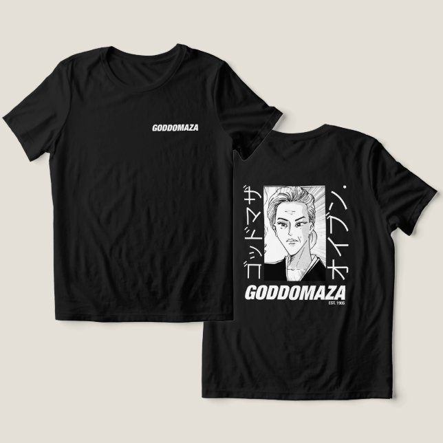 MOMOKO HEAD BW SKETCH Tri-Blend SHIRT (Design Front & Back)