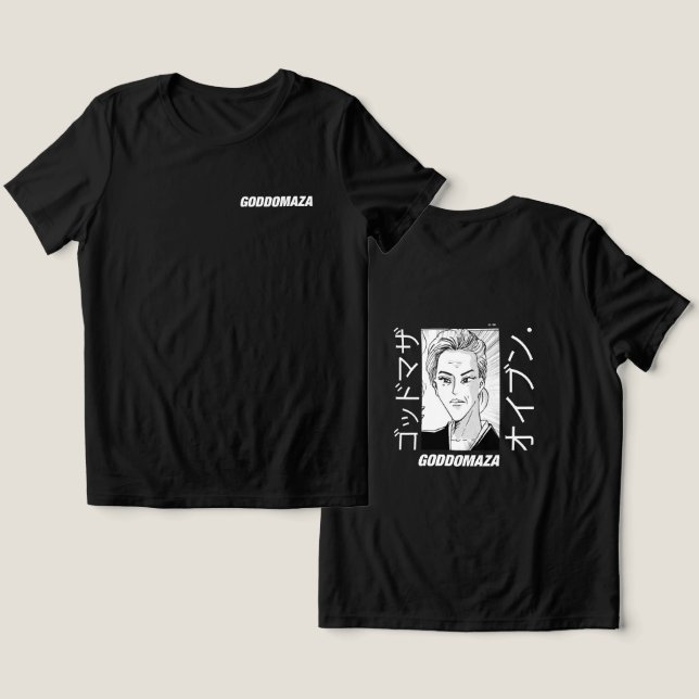 MOMOKO HEAD BW SKETCH Tri-Blend SHIRT (Design Front & Back)