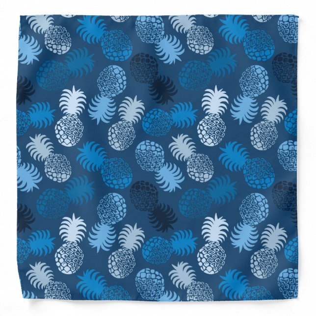 Momona Hawaiian Tropical Pineapple Bandana (Front)
