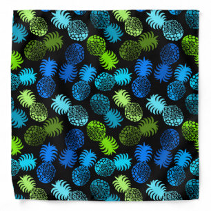 Momona Hawaiian Tropical Pineapple Bandana